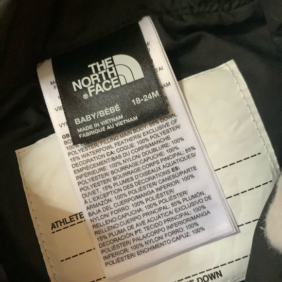 NWT The North Face Baby 1996 Retro Nuptse One-Piece, 18-24M - Picture 11 of 14